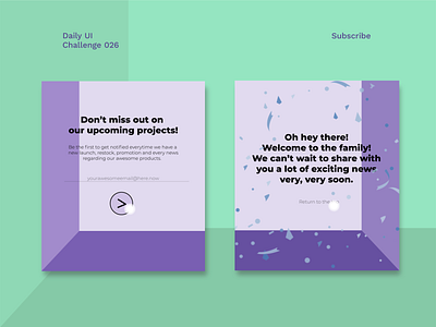 Daily UI #26 - Subscribe colors dailyui design minimal subscribe ui ux