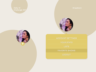 Daily UI #27 - Dropdown