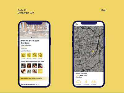 Daily UI #29 - Map app dailyui design map minimal ui ux