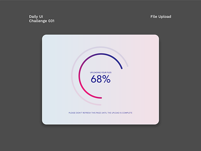 Daily UI #31 - File Upload