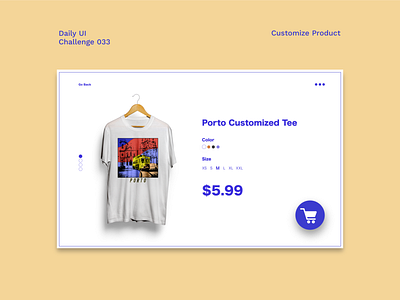 Daily UI #33 - Customize Product