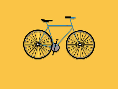 Bike art branding design flat icon illustration illustrator logo minimal vector