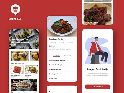 Masak Kuy Design app design ui ui ux ui design uidesign uiux ux ux design uxdesign