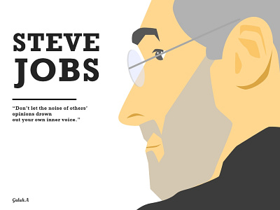 Steve Jobs app design flatdesign ui ui ux ui design uidesign uiux