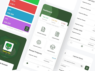 Babinsa Report App app design ui ui ux ui design uidesign uiux ux uxdesign