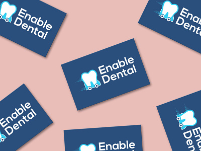 Business Card Design | Enable Dental bussines card design marketing mockup redesign