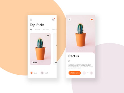 Plant App UI app design ecommerce flower plant planting plants ui ui design uiux ux ux design vector