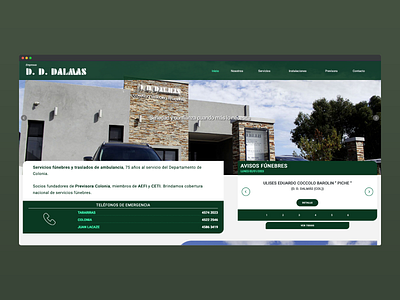 Empresa Dalmas // Website design ui ux