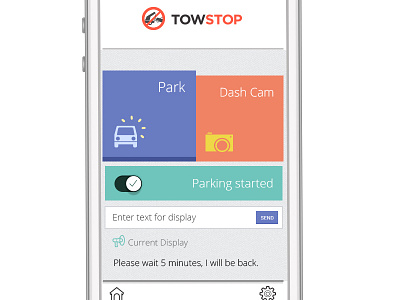 Parking App ios app iphone mobile design ui user experience user interface ux