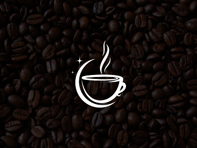 Moon Coffee logo design