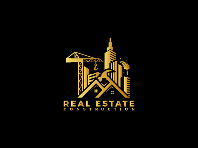 real estate property construction logo design