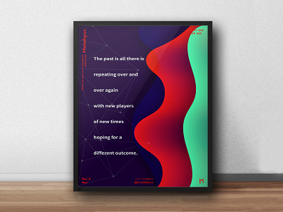 Design a Poster everyday - Day 32 abstract art abstract design everydaydesign everydayposter graphicdesign illustration art photoshop poster poster a day poster art poster challenge poster collection poster creation poster design posters print design quotes