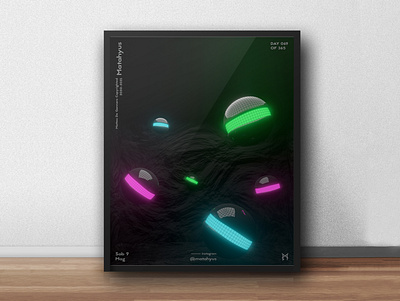 Design a Poster everyday - Day 69 blender blender 3d blender3d blender3dart everydaydesign everydayposter glowing portfolio poster poster a day poster art poster challenge poster collection poster creation poster design posters render rendering renders scifiart