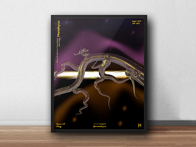 Design a Poster everyday - Day 77 abstract abstract design blender blender 3d blender3d blender3dart blendereevee everydaydesign everydayposter photoshop poster poster a day poster art poster challenge poster collection posters scifi surreal surreal art