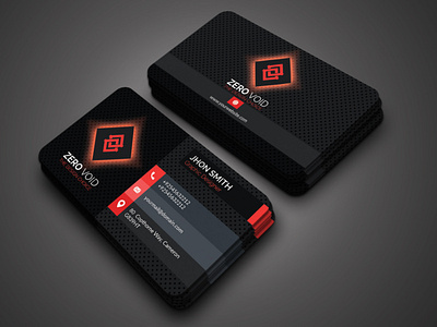 Black Business Card 🗃️ branding business card graphic design photoshop