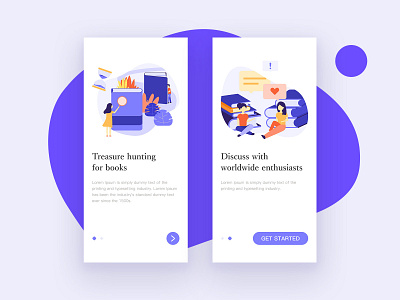 Daily UI 023 Onboarding app illustration onboarding splash page ui vector