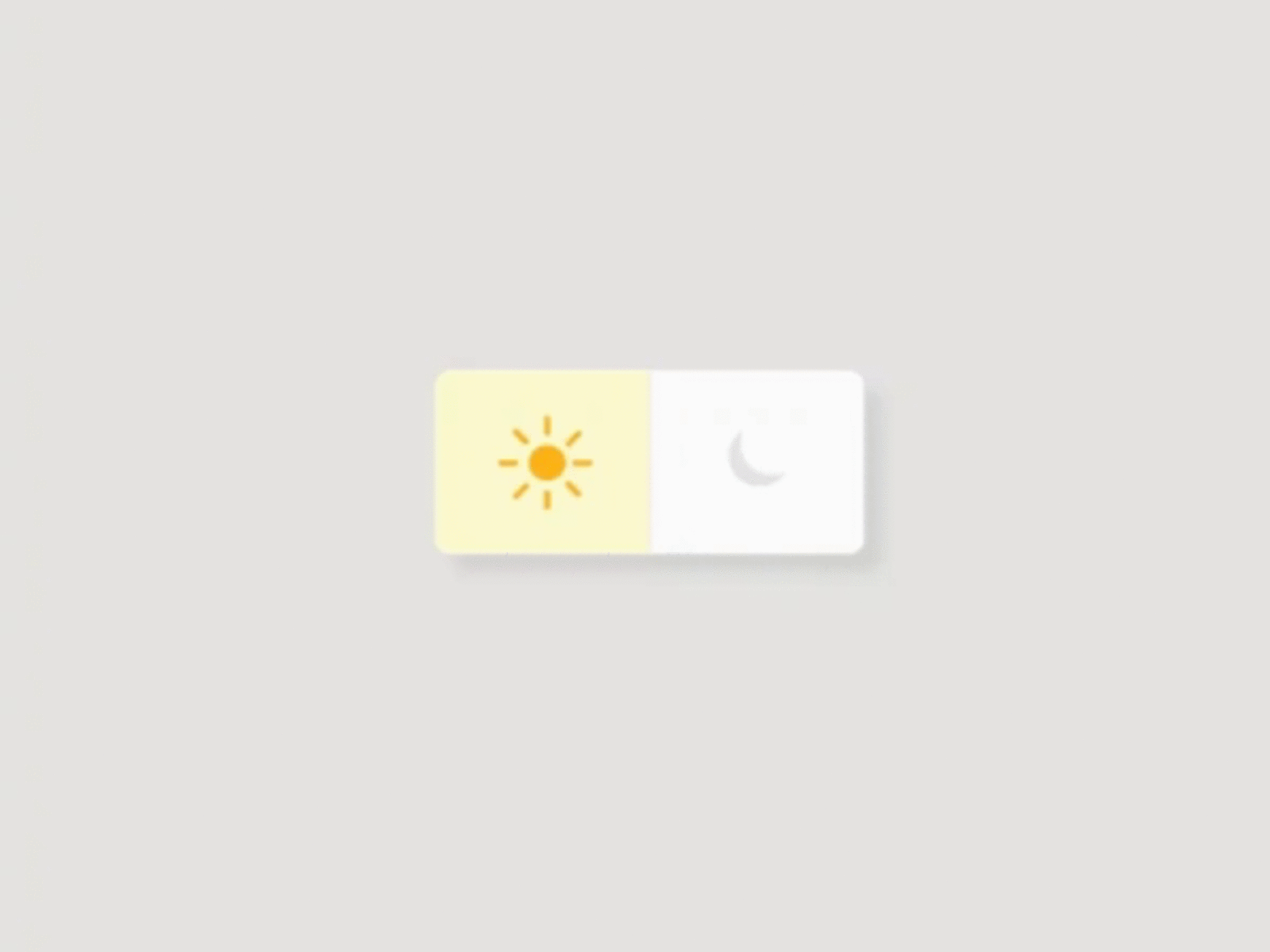 Day/Night button animation