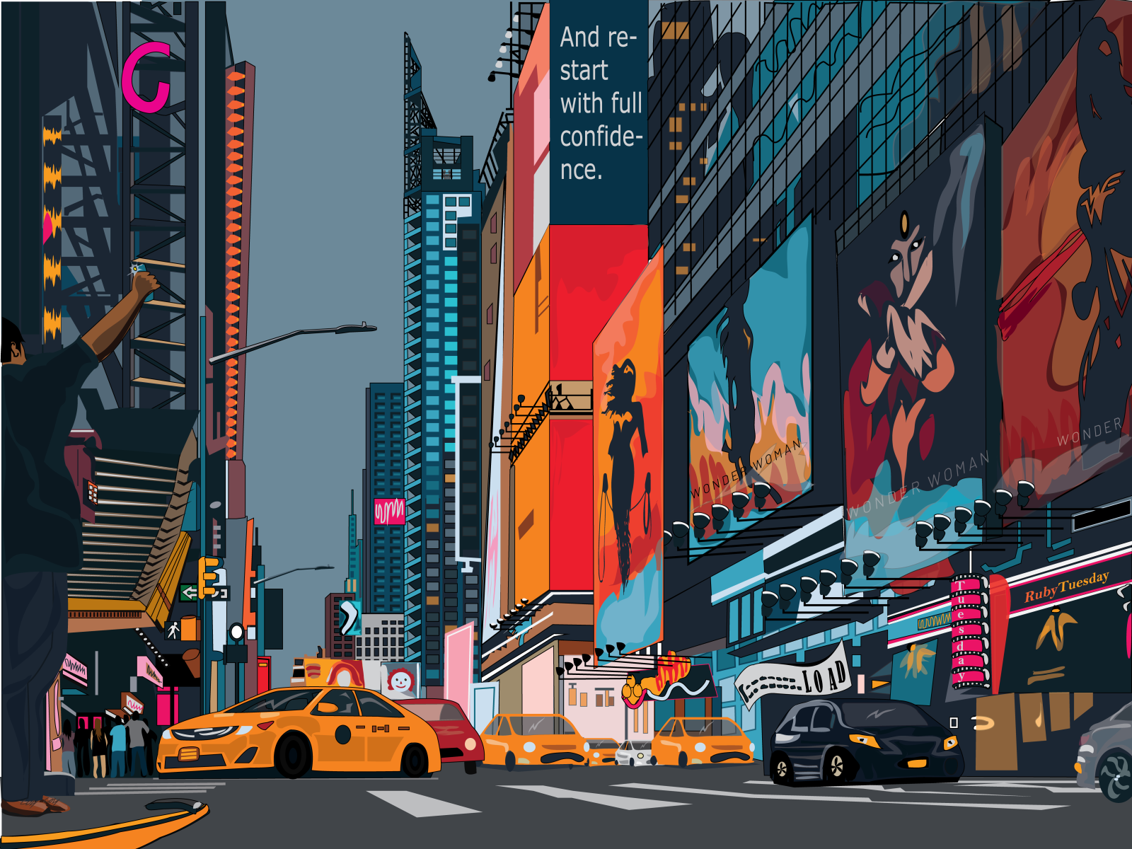 NYC Skyline Sketch by Namrata Jaiswal on Dribbble