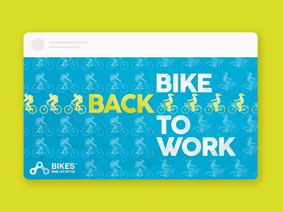 Bike Back to Work bike bike ads bike social media bike to work bikes cycling social media social media ads social media posts
