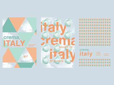 Crema, Italy Posters (Swiss-Inspired)