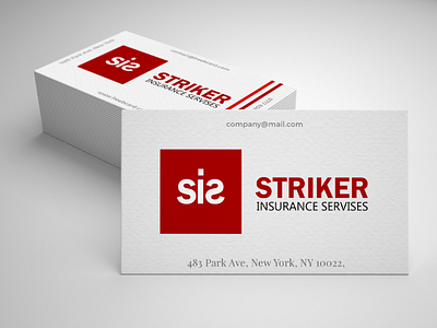 Logo mockup branding business card insurance logo logo design mockup