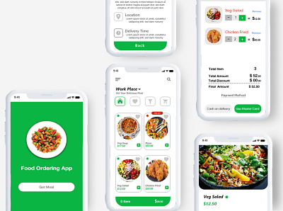 Food app UI Design design illustration logo ui ux web website