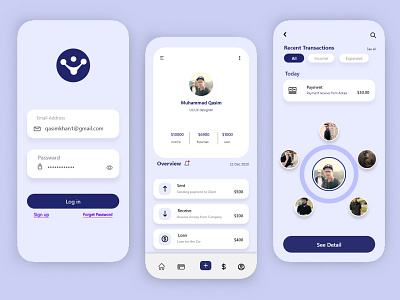 Banking App Design ui ui ux ui ux design ui design ui kit ui ux uidesign uiux