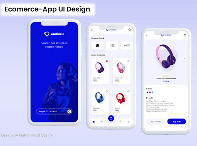 Ecommerce App UI Design adobe ecommerce app ui adobe xd ui design