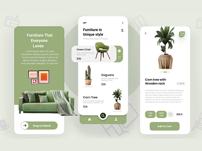 Furniture App UI design