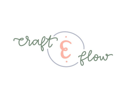 Logo Design | Craft & Flow crafting design graphicdesign hand lettering lettering lettering art lettering artist logo logo design logos movement workshop workshops yoga yoga and craft