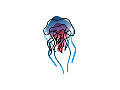 Jellyfish jellyfish vector illustration