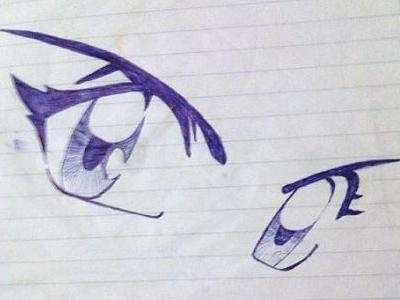 Eyes drawing eyes illustration manga pen