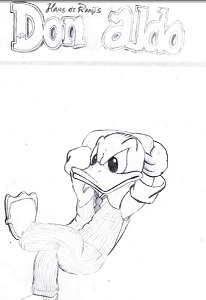 Don Aldo animation comic disney donald drawing duck illustration pencil