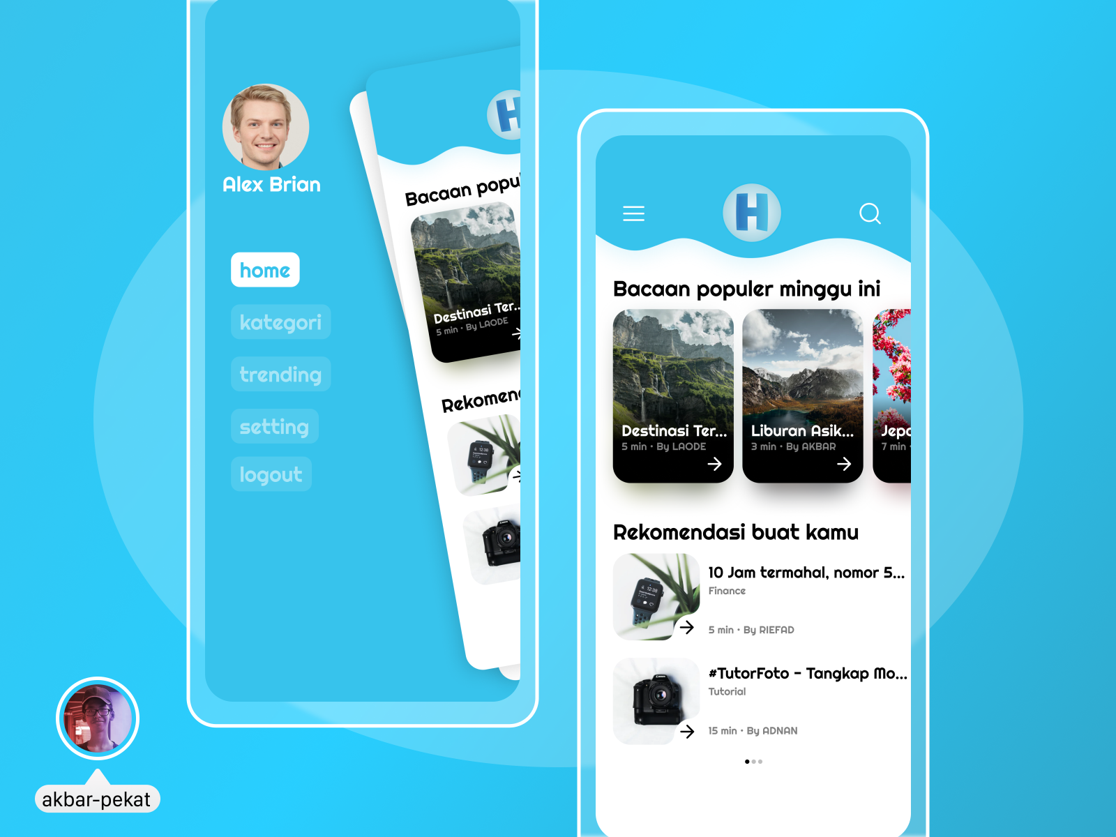 Blog App Ui Design