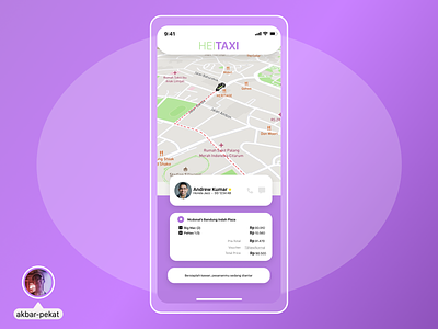 Order Taxi App UI Design akbarpekat design figma mobile ui