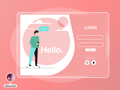 Login Page UI Design