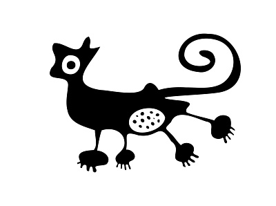 Canis lupus familiaris aborigen abstraction arcaic canine card design design art desing dog geometric design icono illustration logo vector