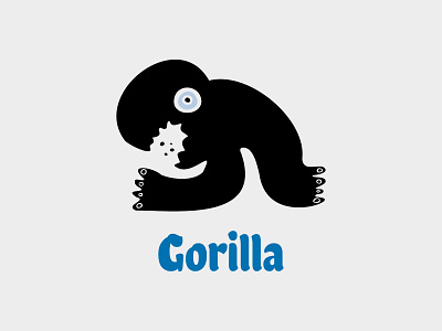 GORILLA abstraction animales design design art desing geometric design gorila icono illustration logo vector