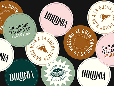 Bolonia, pizza & pasta | Branding