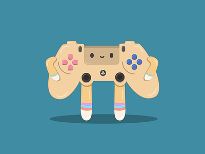 ps4 controler character desing