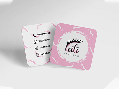 leili eylash business brand brand design brand identity branding business card business card design business cards businesscard illustrator logo logo design logo designs logo mark logodesign logotype photos