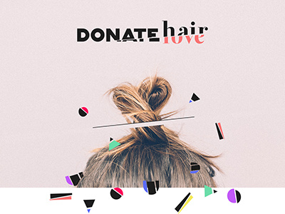 DONATE hair / love branding