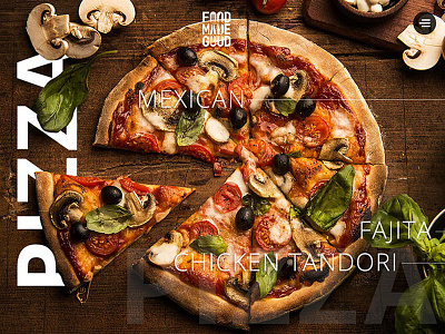 Pizzaa colors delicious design image lines pizza text