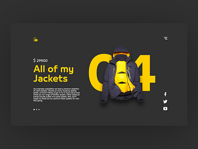 AMJ 04 - v2 black design experience interaction jacket minimal typography ux website