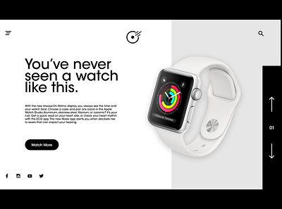 Tek-Watch design experience interaction minimal modern sleek typography ui ux website