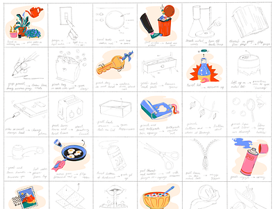 50+ Ways to Interact With the World design flat icon illustration interaction design interface practice sketch sketchbook sketches thumbnails ui ux