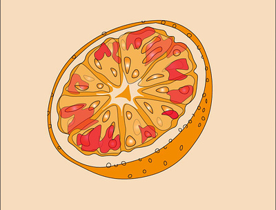 Blood Orange branding design icon pattern design vector vector art