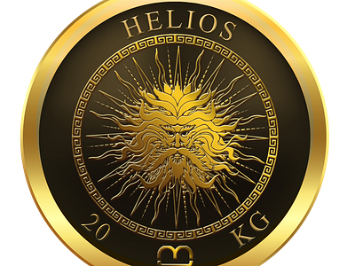 Realistic metallic medallion design coin crypto design gold golden graphic design illustration logo medallion metal metallic realistic