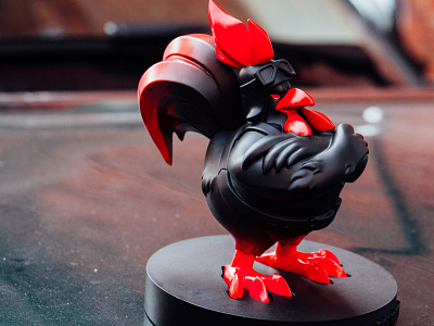 The Rooster designertoy naughtybrain toy