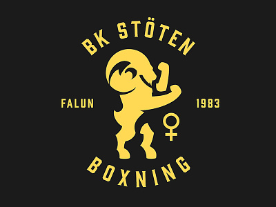 BK Stöten boxing buck logotype